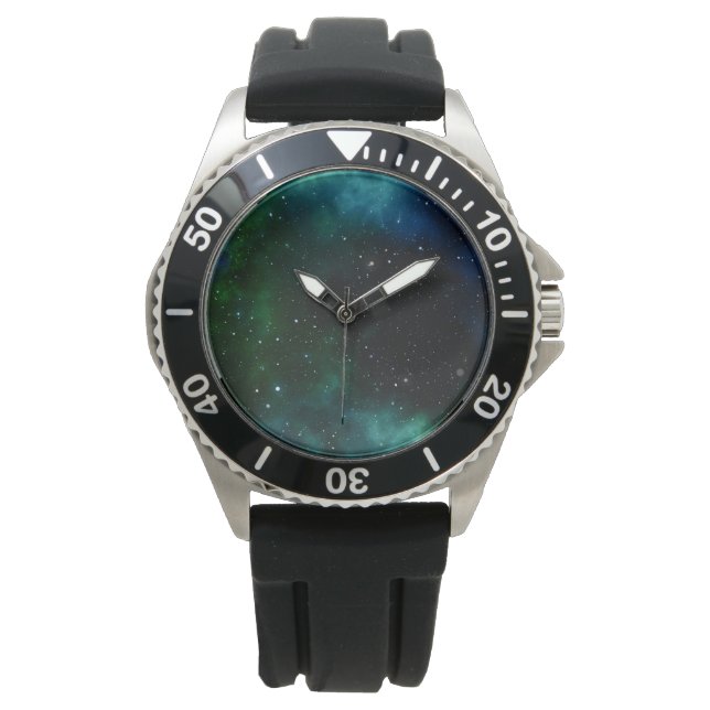 Stars Galaxy Gradient Armbanduhr (Vorderseite)