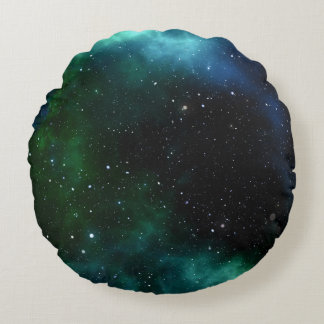 Stars Galaxy Gradient Rundes Kissen