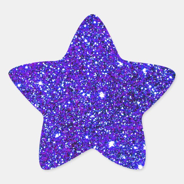 Stars Glitzer Sparkle Universe Unendliche Funkelnd Stern-Aufkleber (Vorderseite)