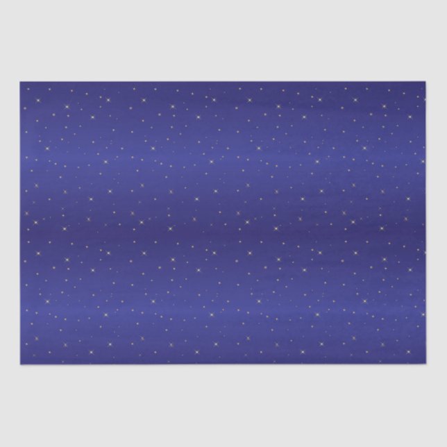 STARS GOLD Tissue Paper Seidenpapier (Vorderseite)