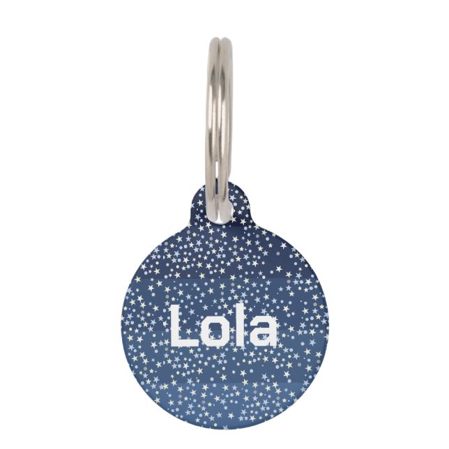 Stars in the Sky Haustiermarke (Vorderseite)