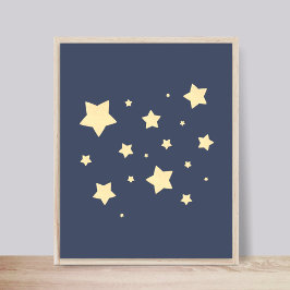 Stars Kinderzimmer Poster