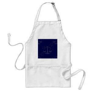 stars libra schürze