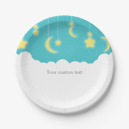 Stars Moon & Clouds Baby Dusche Party Teller