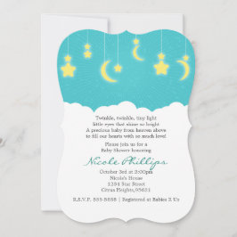 Stars Moon & Clouds Kinderdusche Einladungen