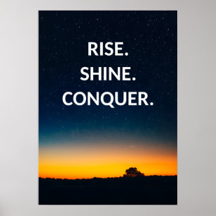 Stars Motivierend Zitate Poster