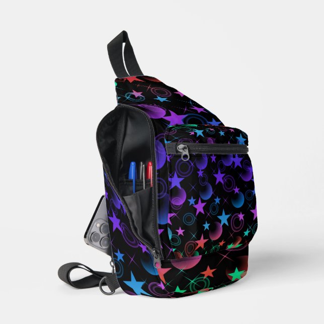 Stars 'n Stuff Pattern Crossbody Bag (Offen)
