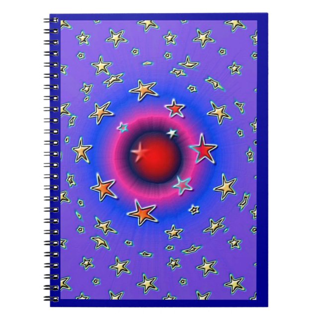 Stars-Notebook Notizblock (Vorderseite)