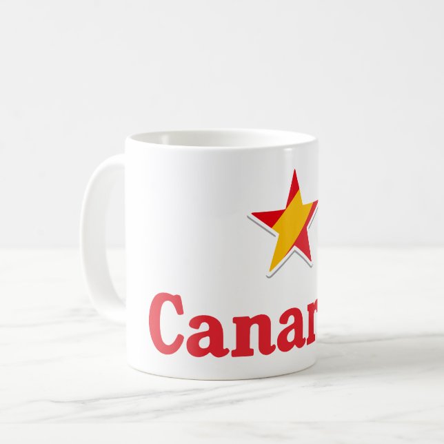 Stars of Spain – Canarias Kaffeetasse (Vorderseite Links)