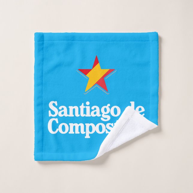 Stars of Spain – Santiago de Compostela Badhandtuch Set (Waschlappen)