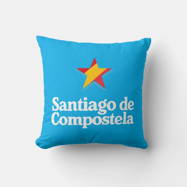 Stars of Spain – Santiago de Compostela Kissen (Vorderseite)