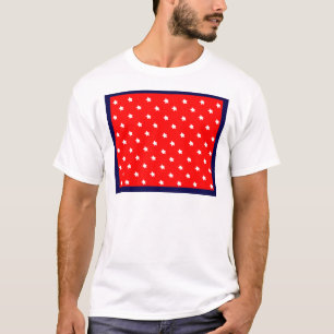 Stars Red White Blue The MUSEUM Zazzle Geschenke T-Shirt