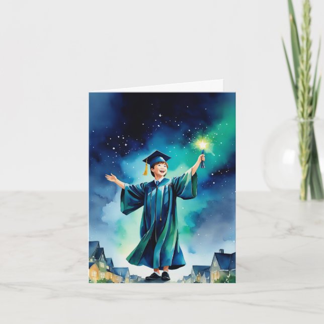 Stars schießen - Ein Meilenstein in der Mittelschu Karte (Vorderseite)