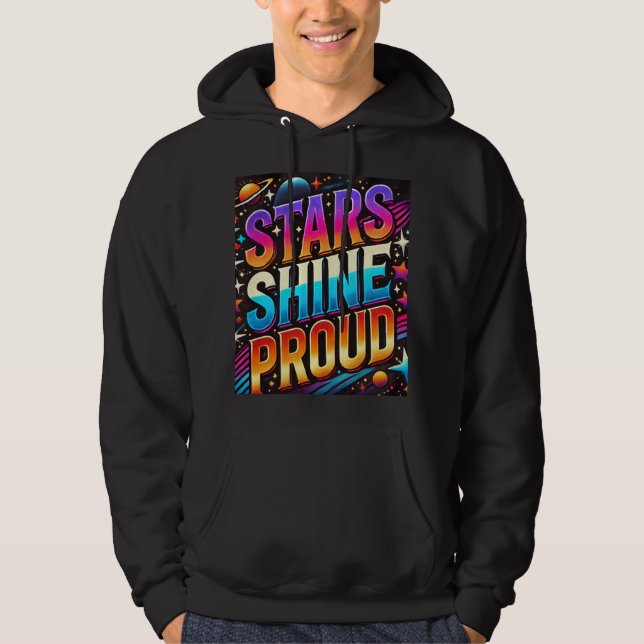 Stars Shine Proud Hoodie (Vorderseite)