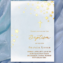 stars sky | Baptism Folieneinladung
