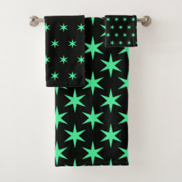 Stars – Starlet – Sternchen – Sterne Badhandtuch Set