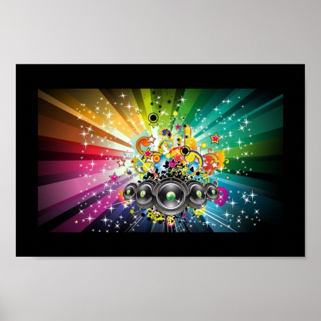 Stars & Streaks, Music Pop Art Poster (Vorne)