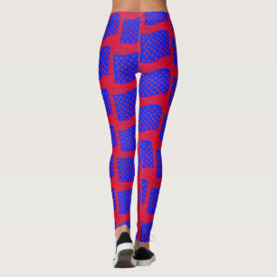 Stars & Streifen Abstrakte Aktive Ladung Leggings