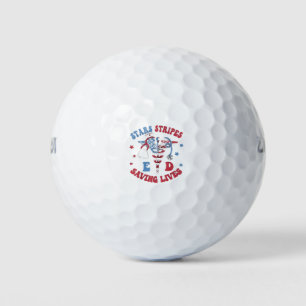 Stars Streifen E D Rettend Leben Golfball