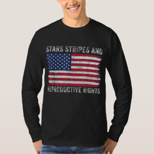 Stars Streifen Reproduktionsrechte Patriotic 4. T-Shirt