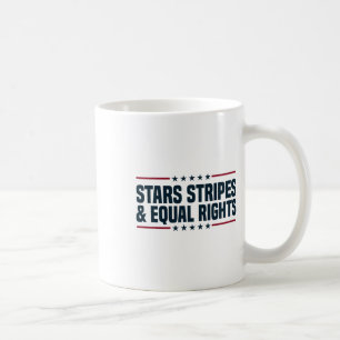 Stars Streifen und gleiche Rechte 4. Juli Frauen Kaffeetasse