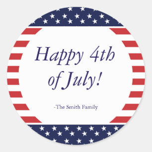 Stars & Stripes 4. Juli Memorial Day Aufkleber