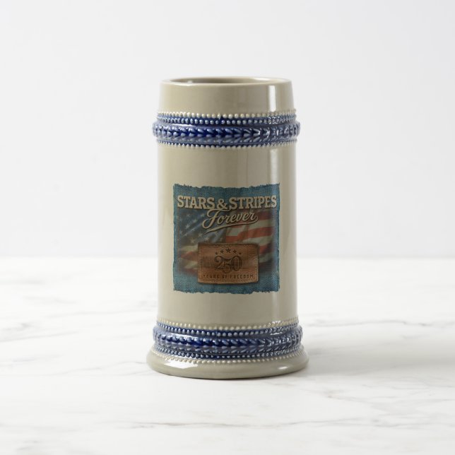 Stars & Stripes - Bierkrug Bierglas (Mittel)