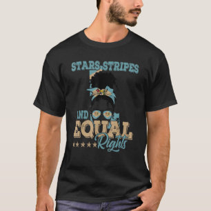 Stars Stripes Equal Rights Delaware Flag Karte T-Shirt