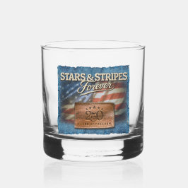 Stars & Stripes - Rocks Glas