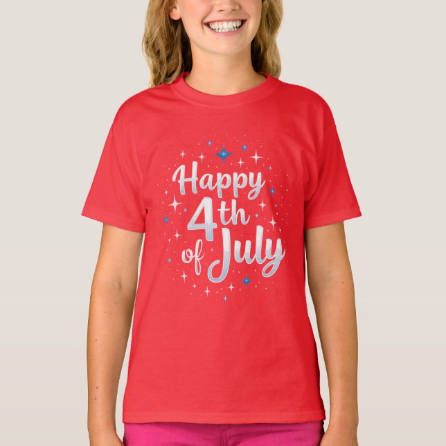 Stars & Stripes Spirit: Iconic American Freedom Pr T-Shirt (Vorderseite)