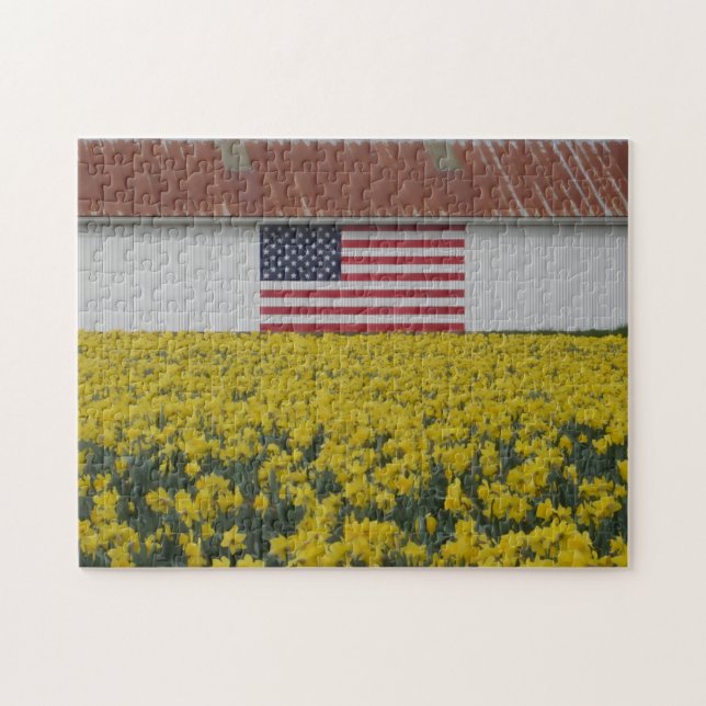 Stars, Stripes & Springtime Blooms Puzzle (Horizontal)