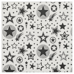 Stars Tattoos schwarz + Ihre Ideen Stoff