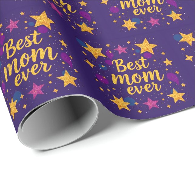 Stars Trendy Luxury Gift Collection Geschenkpapier (Rolleneckpunkt)