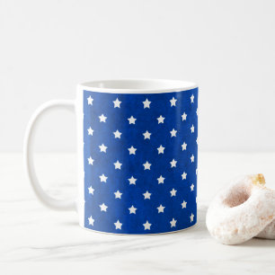 Stars über digitale Textur von Shirley Taylor Kaffeetasse
