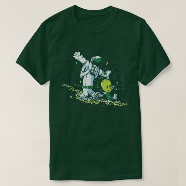 Stars und Astronaut von Tobe Fonseca jagen T-Shirt (Design vorne)