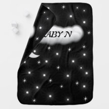 STARS UND MOON Baby Blanket