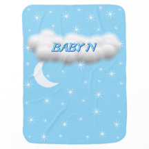 STARS UND MOON Baby Blanket