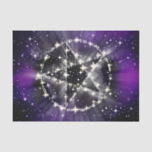 Stars und Pentagramm-Papiere Seidenpapier
