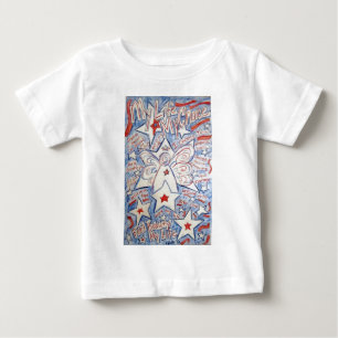 Stars und Streifen Angel Baby T-shirt
