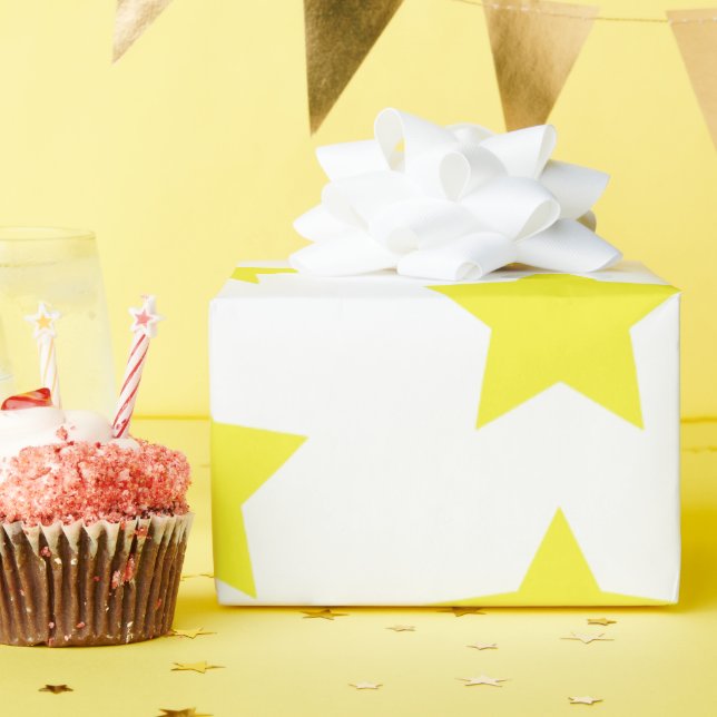 Stars Wrapping Paper Geschenkpapier (Geburtstagsparty)