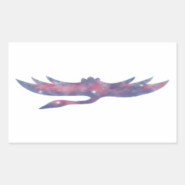 Starscape-Aufkleber für leichte Krane Rechteckiger Aufkleber