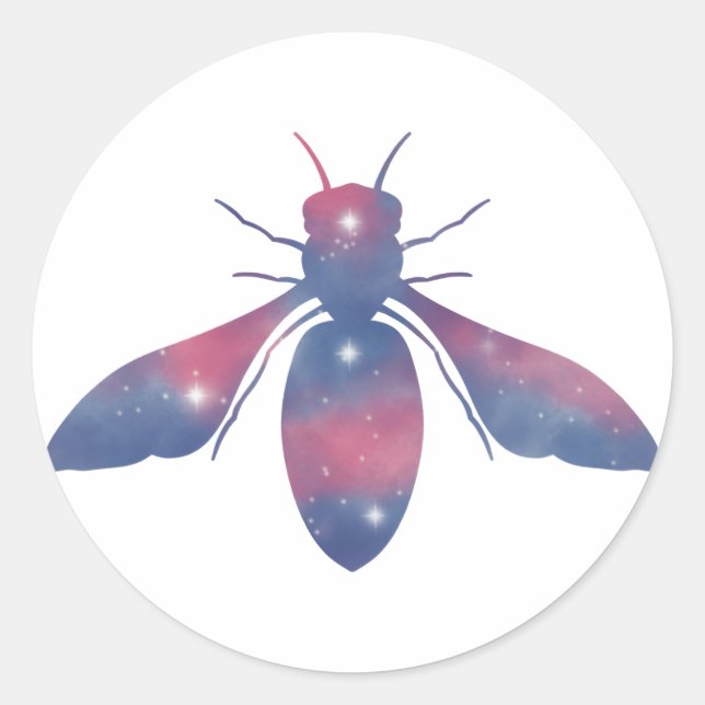 Starscape Sticker für Honigbienen (Vorderseite)