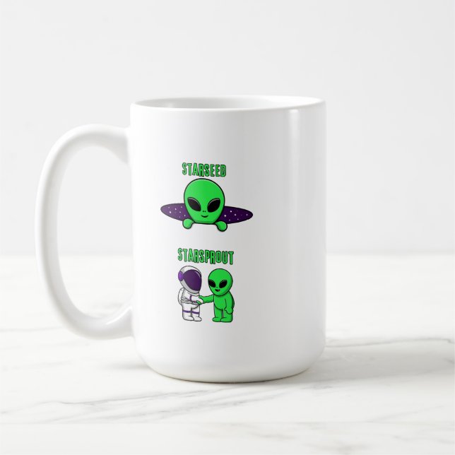 Starseed Graduated to StarSprout Coffee Tasse (Links)