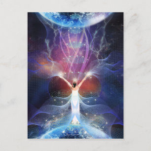 "Starseed" - zwischen zwei Welten. Postkarte