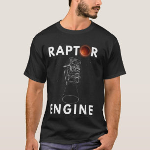 Starship Raptor Triebwerk für Weltraumforscher & R T-Shirt