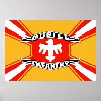 Starship Troopers Mobile Infanterie Poster