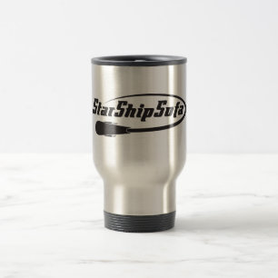 Starshipsofa Logo-Reise-Tasse Reisebecher