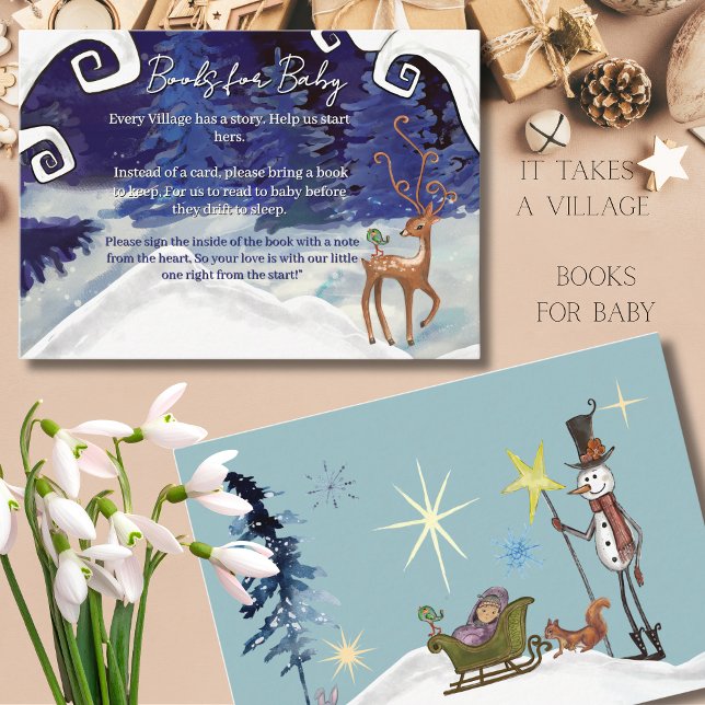 Start a storybook library for the new arrival Card Begleitkarte (Start a storybook library for the new arrival Card)