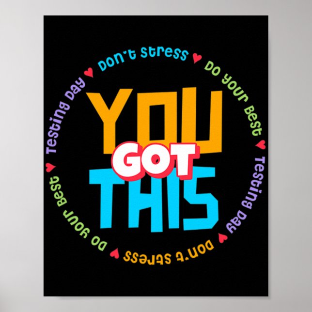 Start-Day-Modus für die Lehrerprüfung Poster (Vorne)