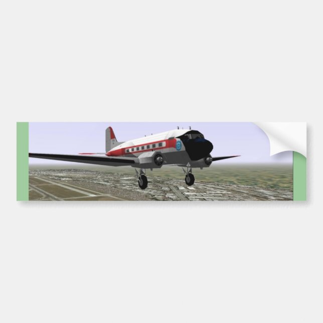 Start DC-3 Autoaufkleber (Vorne)